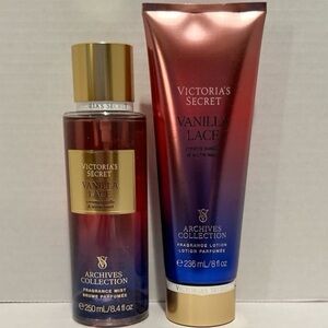 Victoria’s Secret NEW Vanilla Lace Fragrance Lotion & Fragrance Mist